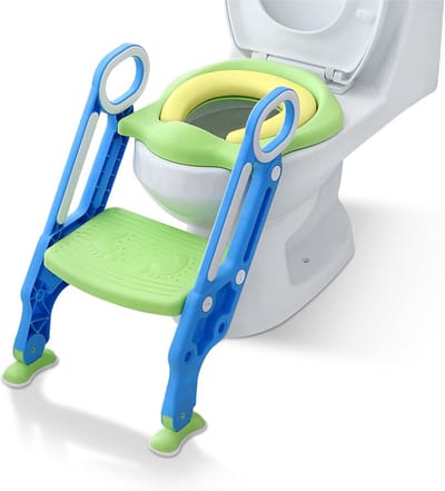 Kindertoiletbril met Trap en Pedaal - Verstelbaar en Antislip Potje voor Peuters
