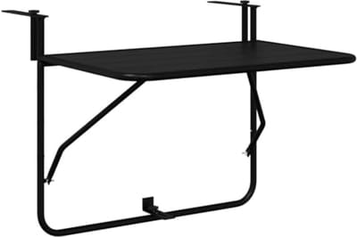 Moderne Zwarte Buiten Tafel - Poedergecoat Staal - Ruimte voor 4 Personen - Weerbestendig Tuinmeubel