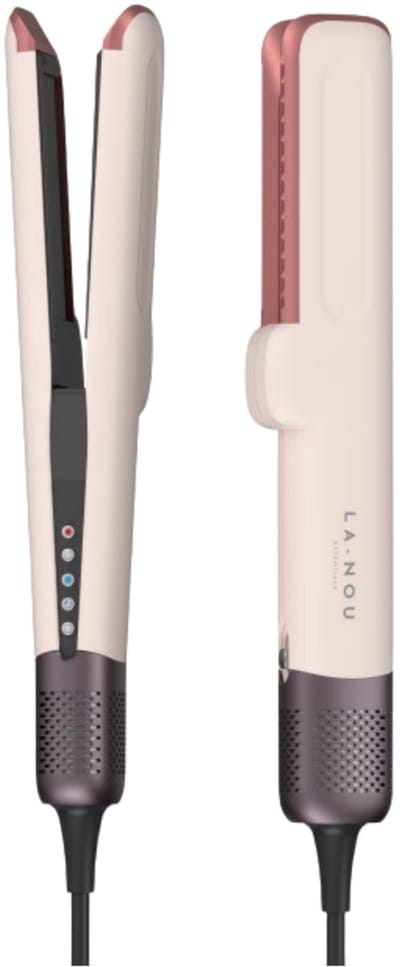 La Nou® Airstraighter - Styler - Stijltang wet-to-dry - 2 in 1Hairstyler - Keramische stijltang- Airstrait - Ionische föhn - 2-in-1 - 90℃ t/m 160℃ Hot Air Styler - Keramische stijltang - Professionele föhnborstel - Glanzend haar - Anti-pluis - Roze