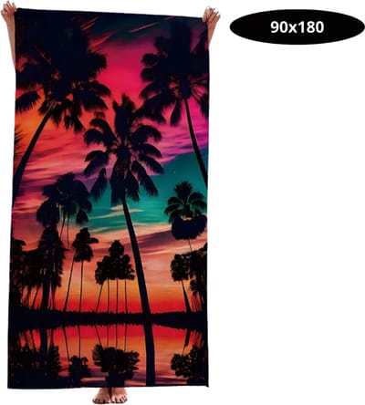 Livano Badlaken - Strandlaken - Badlakens - Strandhanddoek - Volwassenen - Handdoeken - Beach Towel - Stranddeken - Tropsich 90x180