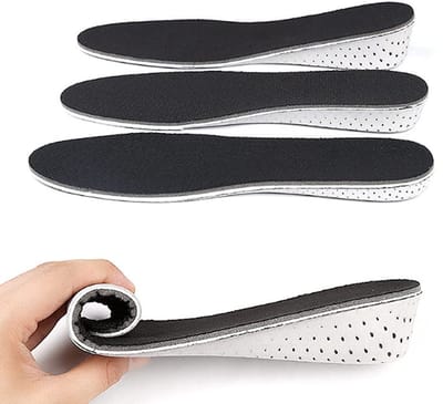 Allecto - Memory Foam Inlegzolen - Hoogte Verhoging - 2.3 cm - Onzichtbare Hak Inserts - Comfortabele Lift Binnenzool - Geschikt voor Vrouwen en M