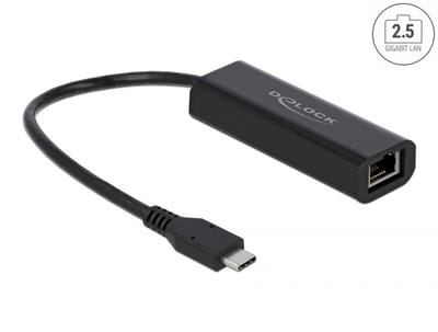 Delock Adapter USB Type-C™ male to 2.5 Gigabit LAN