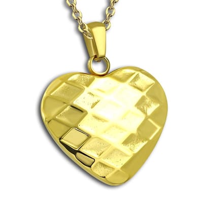 Amanto Ketting Djordy G - 316L Staal - Hartje - Ø25mm - 50cm