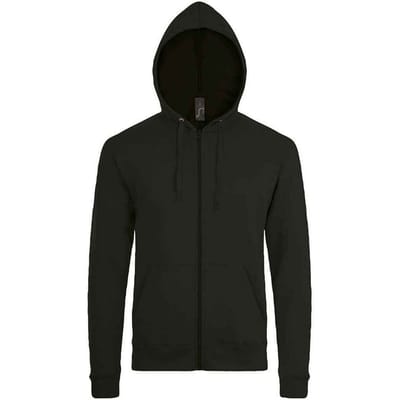 SOLS Unisex Adult Stone Hoodie (Zwart)
