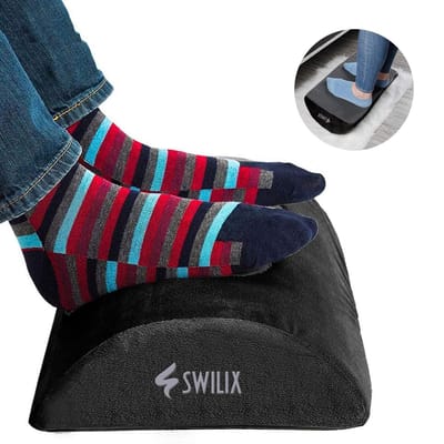 SWILIX ®  Ergonomisch Voetensteun - Kunststof - Zwart