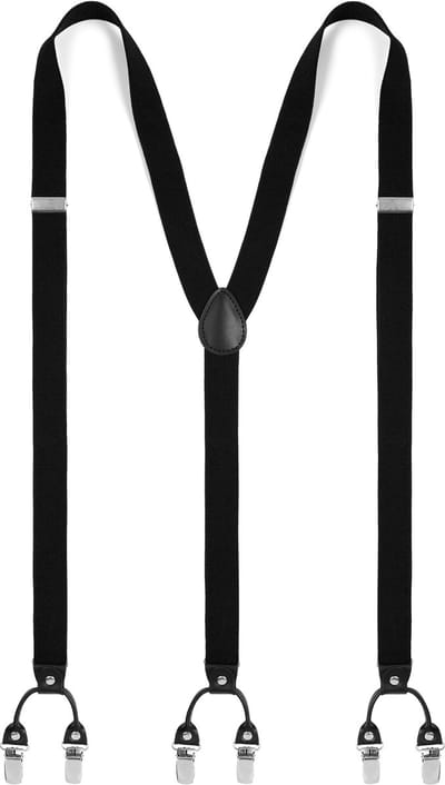 XL Smalle Zwarte Clipbretels