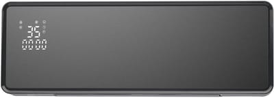 Keramische wandverwarming ThermoBlack met Wifi thermostaat - Afstandsbediening - Ventilator