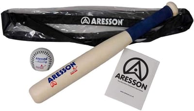 Slagbal Set - Softbal Set - Buiten Spelen - Duurzaam Materiaal - 8 x 52 x 8 cm - Zwart