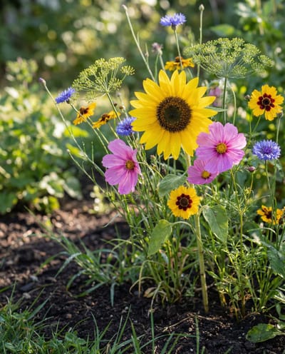 Snijbloemen Zaden Biologisch Eenjarig Mengsel Voor Boeketten