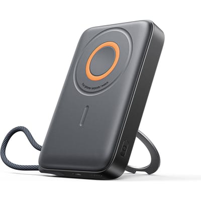 Joyroom JR-PBM02 Powerbank 22.5W 10000mAh 3in1 Magnetic Inductive Compatible with MagSafe with Built-in Cable - Black - 10000 mAh