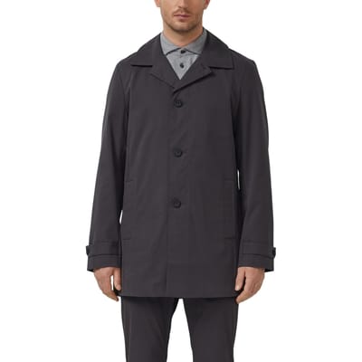 s.Oliver Jackets Outdoor Grey/black Maat: 52 | Regenjassen Outlet | Heren | Zwart
