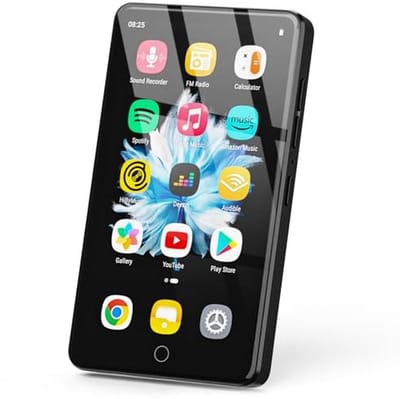 144 GB MP3-speler met WiFi en Bluetooth, 4,02" HD-touchscreen en voorgeïnstalleerde muziekapps