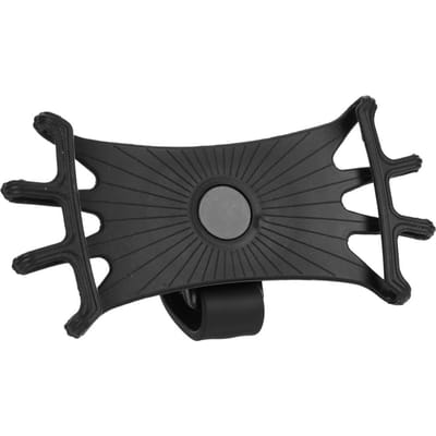 360 graden Mobiele Telefoonhouder Siliconen voor Fiets Motorfiets Schokbestendig Fiets Stuur Stand Beugel black