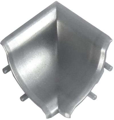 DQ-PP 1x HOEKLIJST BINNENHOEK - Aluminium - 13 x 13 mm - PVC - Keukenlijst, Werkblad Afwerkingslijst, Keukenafwerkingslijst, Wandafwerkingslijst, Tafelbladlijsten