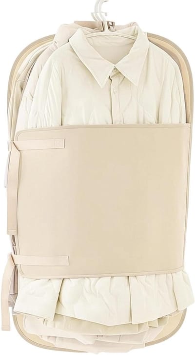 Compressiezakken - Opbergzakken Kleding - Ruimte Besparen - Vochtwerend Materiaal - 90 x 58 cm - Wit