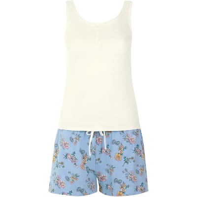 Dames pyjamashort met hemdtop Lisca Posh