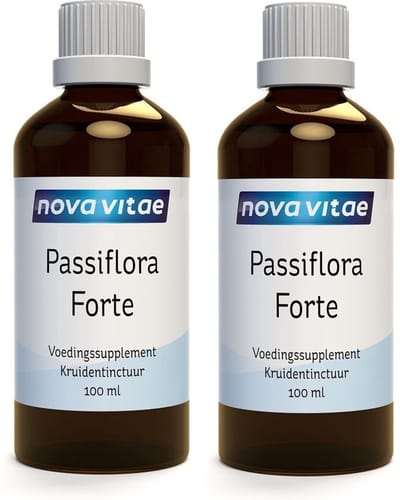 Nova Vitae - Passiflora Forte Tinctuur - Passiebloem - 200 ml