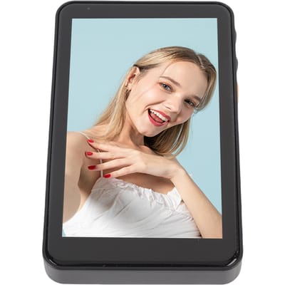 Écran Selfie de Téléphone Magnétique Sans Fil Bluetooth Télécommande Écran Caméra Arrière de Téléphone pour Vlogging Live Streaming Noir noir