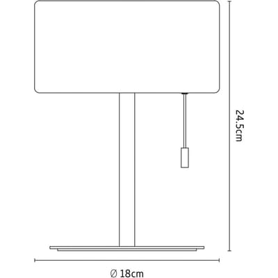 Calex Oplaadbare Tafellamp Cascia - Sfeerverlichting voor Binnen en Buiten - Draadloos - Dimbaar - Warm Wit Licht & RGB - Waterdicht - Zwart