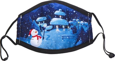 Premium Mondmasker – Katoen Wasbaar – Blauw