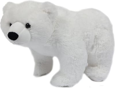 Pia Soft Toys - Pluche knuffeldier - IJsbeer staand 30 cm