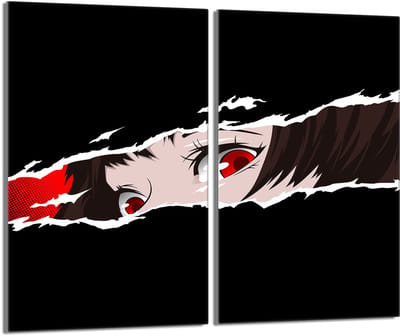 TMK ArtDeko - Anime - Glazen Beschermplaat voor Fornuis - 2x30x52 - Veilig en Praktisch