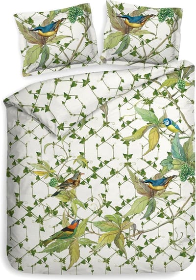 Heckett & Lane Gilbert Dekbedovertrek - Lits-jumeaux - 260x200/220 cm - White