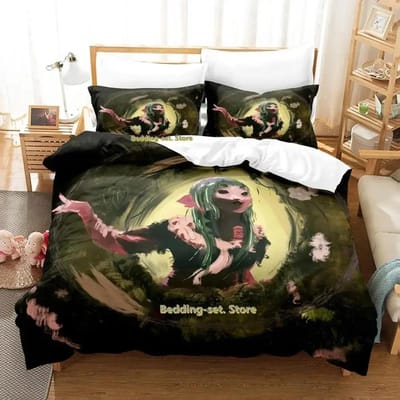 Nieuwe Hip Hop Melanie Martinez Portals Beddengoed Collectie Cartoon Anime DrieDelige Set Volwassene Kind Slaapkamer Dekbedovertrek Collecties 3D Kawaii Meisjes EU SuperKing 260x220