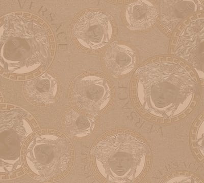 SATIJN GLANZEND ROZE KLASSIEK BEHANG | Design - roze - A.S. Création Versace 5