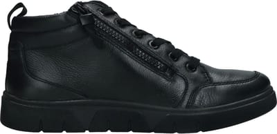 Ara 1224453 - VeterlaarzenHoge sneakersDames sneakersDames veterschoenenHalf-hoge schoenen - Kleur: Zwart - Maat: 40