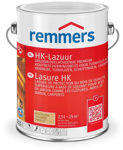 Remmers HK-Lazuur 3in1 - Kleurloos - 2.5 liter