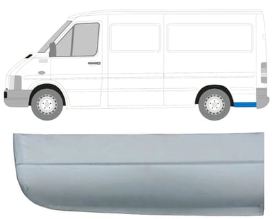 Reparatiepaneel achterspatbord voor Volkswagen LT 1996-2005 / Links