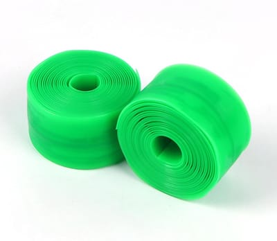 Fietsband Voering - Lekbescherming Strip - Fietsen Beschermen - Slijtvaste Barrière - 2 stuks 80mm - Groen Zwart