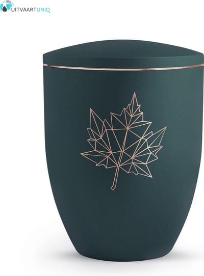 Urn velvet esdoorn blad - bio