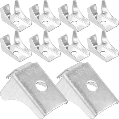 Set van 10 Robuuste Metalen Plankclips voor Kasten, Ideaal voor Opbergruimte en Organisatie