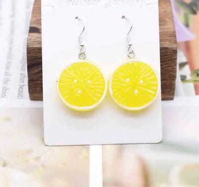 Akyol - Citroen oorbellen – Oorbellen dames - oorbellen meisjes -oorbellen met citroenen - Oorhangers dames - leuke citroen oorbellen - Sieraad- fruit oorbellen - oorbellen cadeau - verjaardag - citroen oorbel - fruit oorbel