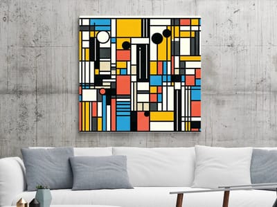 Kunstprint | Wanddecoratie | Dibond | 80 × 80 cm