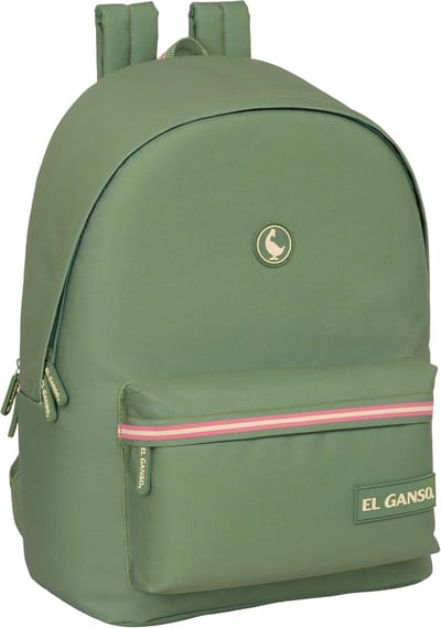 Gerecycleerde rugzak voor laptop 39,6 cm (15,6 inch) met USB-poort, groen