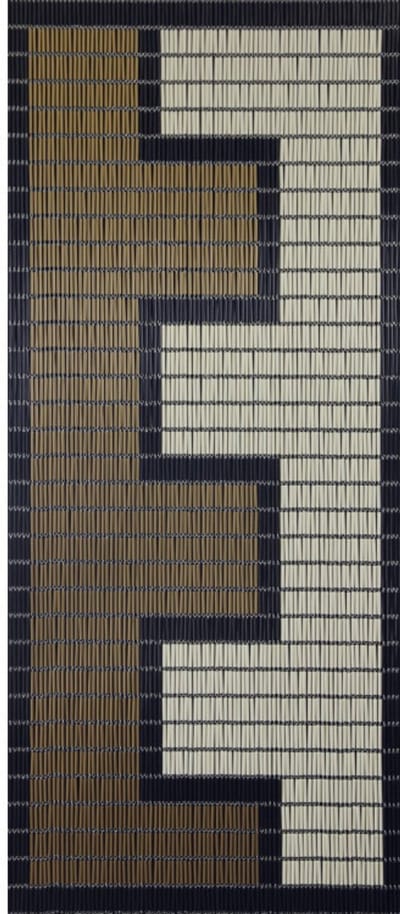Sun-arts Vliegengordijn Rits Hulzen 210 X 90 Cm Pvc Bruin/crème