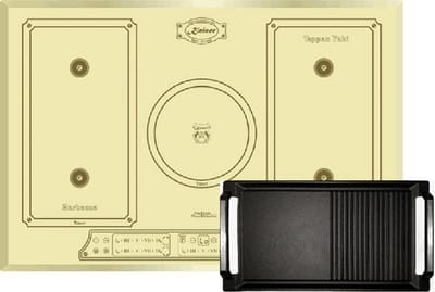 KAISER Inbow inductiekookplaat KCT 7797 FI ElfEm+Grillplaat, inductiekookplaat 77cm, FREE ZONE