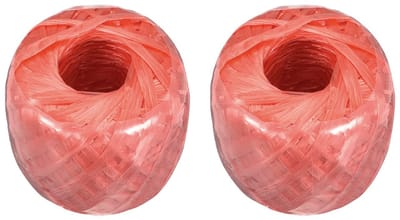 Dailygoods- Touw 100m - Polyester/Nylon - Huishoudelijk - DIY - Gebundelde Verpakking - Rood - Koord