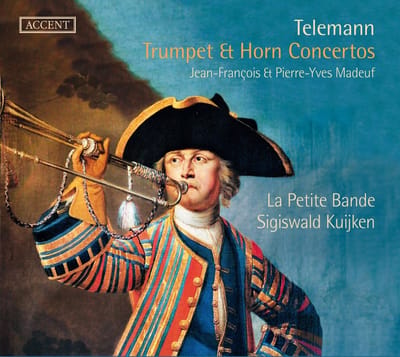 La Petite Bande & Sigiswald Kuijken & Jean-Fran Madeuf - Telemann: Trumpet & Horn Concertos (CD)