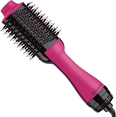 1-staps Haardroger en Volumizer - Uniek Ovaal Design met Ionen en Keramische Technologie voor Midden tot Lang Haar