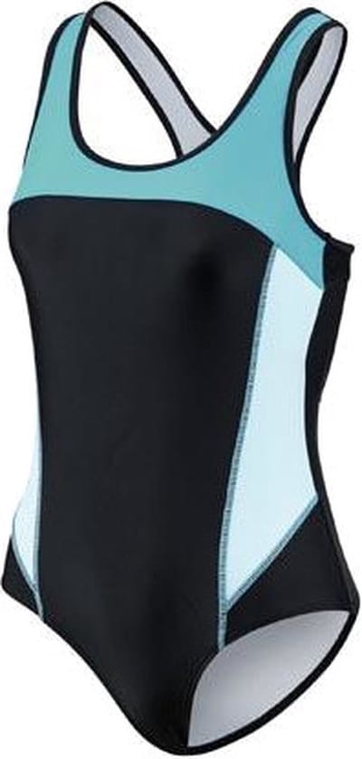 Beco Badpak Dames Polyamide/elastaan Zwart/blauw Maat 36