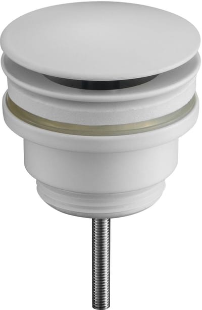 Ben Fixed niet-afsluitbare wastafelplug mat wit