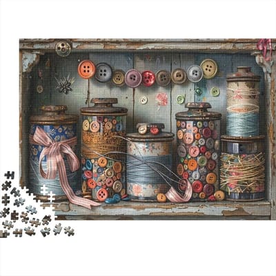Puzzel 1000 stukjes - Volwassen puzzel - Ontspanning thuis - Gerecycled materiaal - 38 x 26 cm - Kleurrijk