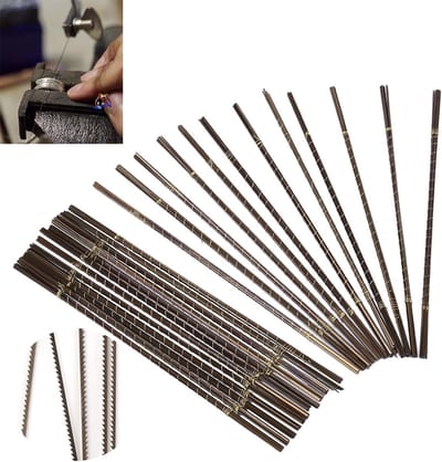 144 Stuks Carbon Stalen Zaagbladen voor Sieraden - Hoge Hardheid, Precisie en Duurzaamheid