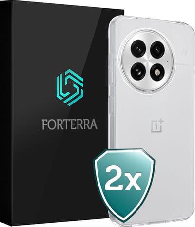 Hoesje 2 Stuks - Geschikt voor OnePlus 13 - Sterk & Shockproof - Back Cover - Case Siliconen - Telefoon Hoes - Transparant