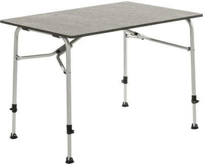 Travellife Sorrento Campingtafel honeycomb dark grey 100 x 70 - Stabiel en lichtgewicht frame - Draagtas inbegrepen