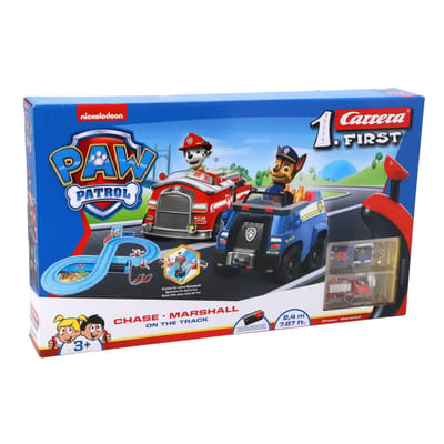 Carrera FIRST Racebaan - PAW PATROL Speelgoed - On the Track - 2,4 m - 10 onderdelen